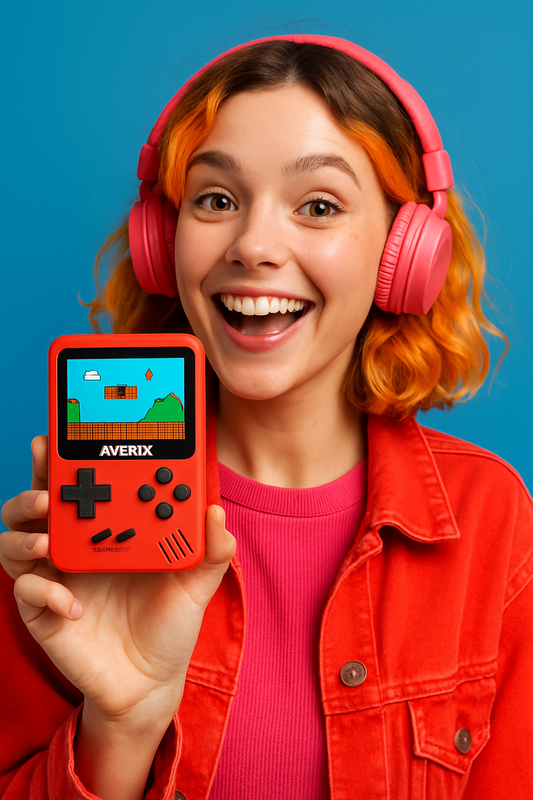 AVERIX Retro Handheld Game Console 🎮